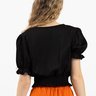 blusa elastex babado ciganinha cropped tecido mana banana 3