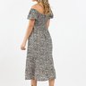 vestido boho floral midi elastex barato mana banana 7