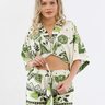 conjunto estampado cropped short mana banana 19