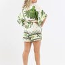 conjunto estampado cropped short mana banana 21