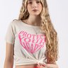 camiseta feminina estampada tshirt babylook mana banana 105
