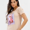 blusa estampada gato strass brilho mana banana