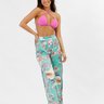 calca floral pantalona fendas saida praia mana banana 7