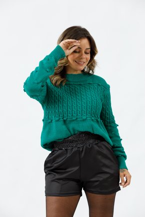 blusa feminina tricot quentinho frio manga longa combo mana banana 3
