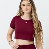 conjunto viscolycra liso saia cropped barato mana banana 33