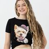 tshirt animais gato cachorro urso algodao camiseta mana banana 3