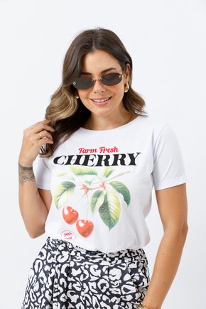 tshirt algodao camiseta estampada tendencia cherry fruta mana banana 2