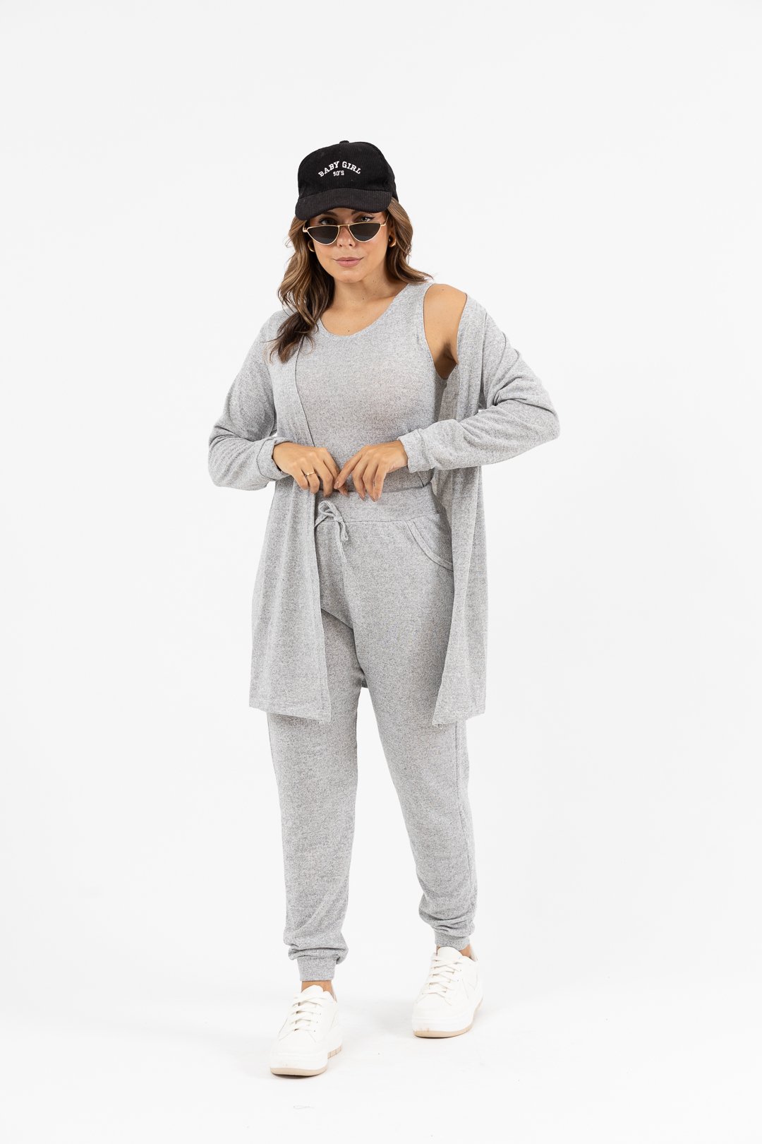 Conjunto 3 Peças de Lanzinha Calça Jogger | Loja Mana Banana