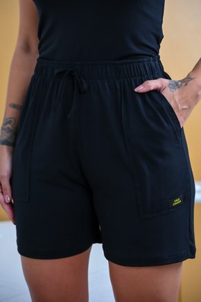 shorts feminino barato malha liso basico mana banana 2