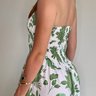 vestido lastex floral longo verao tomara que caia mana banana 21